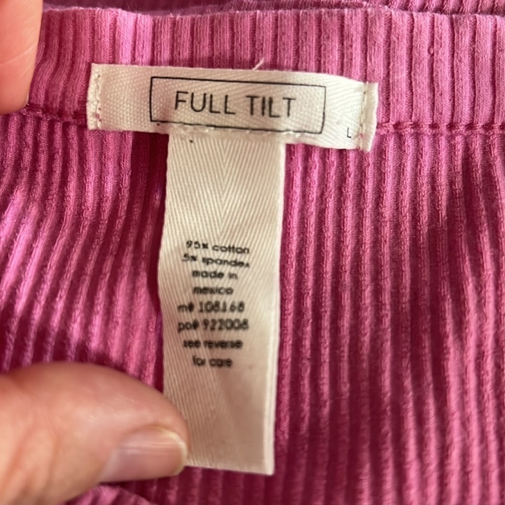 Full tilt tie back long sleeve top - Picture 5 of 5